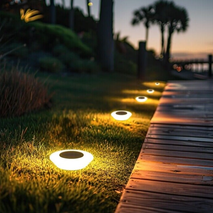 Camp Lamp™ Rust-Proof Solar Ground Light Pack