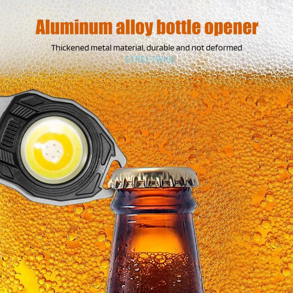 7-in-1 Keychain, Lighter, Flashlight, Opener & Tools